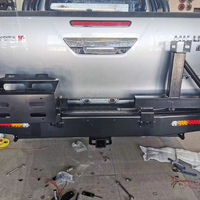 Pare-chocs avant Hilux 2013 4x4 tout-terrain avec barre de protection, kit de feux antibrouillard, pare-chocs robuste en acier avec protection