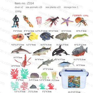Accessoires de maison de poupée en plastique animaux domestiques figure jouets kits de jeu avec boîte de rangement pour enfants ressources d'apprentissage - Product Image 6