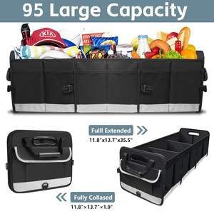 Calcomanía con logotipo de <span class=keywords><strong>coche</strong></span>, organizador de almacenamiento para maletero, asiento trasero, <span class=keywords><strong>cofre</strong></span> de juguete para <span class=keywords><strong>coche</strong></span> con solución de almacenamiento eficiente - Product Image 2