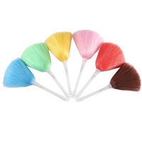 Poussette à poussière pour ordinateur en plastique, directement de l'usine, petite brosse, tête ronde, plumeau, outil de nettoyage de bureau, modèle 050 #
