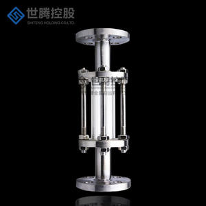 Válvula de Visor con Brida de Acero Inoxidable Shiten HGS07-126 SJ-SK para Tuberías Químicas DN100, Válvulas Angulares - Product Image 4