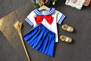 Robes de haute qualité pour filles, boutique de robes plissées, ensemble de vêtements pour enfants coréens et japonais en ligne - Product Image 2