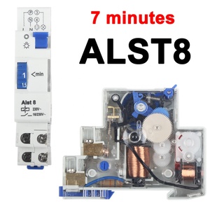 Minuteur de rail DIN ALST8 pour éclairage d'escalier, intervalle 1-20/1-7 minutes, 16A, module unique 18mm - Product Image 5
