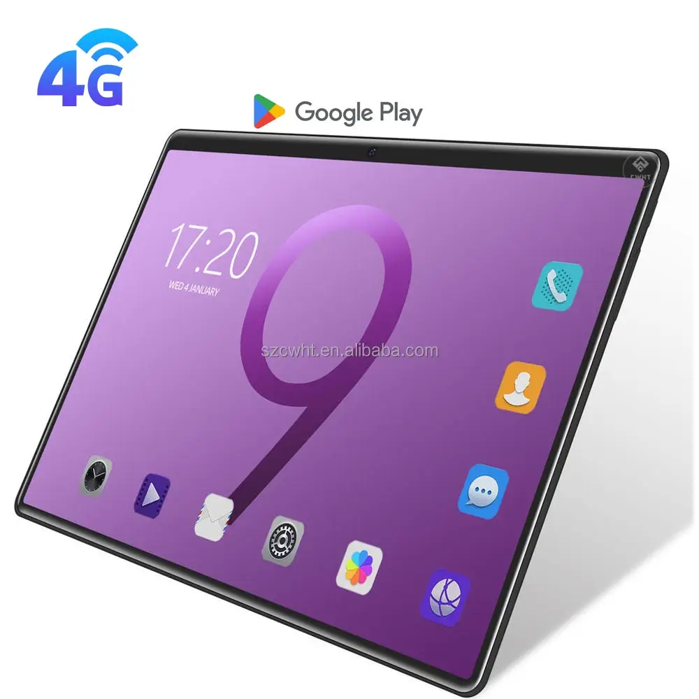 Tablet 10 Inci Android dengan Sim 2 In 1 Tablet Harga Rendah Sc9863 4Gb 64Gb 4G Harga Rendah untuk Android Tablet Pc