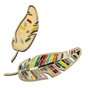Nuevo Kit de Bricolaje, Regalo de Navidad, Pequeños Accesorios, Juego de Ensamblaje de Hojas y Pájaros, Manualidades de Madera al por Mayor - Product Image 1