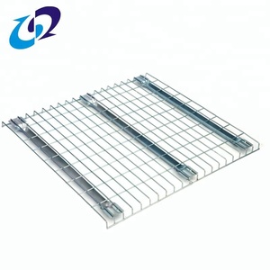 Platelage en treillis galvanisé durable et facile à manipuler pour entrepôt Étagère pliable à 5 couches sur poutres structurelles - Product Image 3