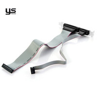 Cable de Soporte para Puerto Serie RS232 DB9 Macho a Conector de Placa Base IDC de 9 Pines para Enlace de Comunicación de PC Industrial