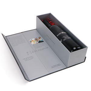 Boîte à vin <span class=keywords><strong>en</strong></span> carton de luxe, papier de haute qualité, magnétique, sublimation, emballage, verre, cadeau - Product Image 3