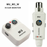 Système de monitoring intra-auriculaire sans fil stéréo IEM avec récepteur et émetteur ceinture rechargeables pour la scène, les chanteurs, les groupes et les spectacles en direct