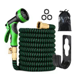 Expandable Garden Hose Wear Resistant Elastic Folding Water Hose For Garden