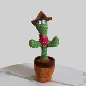 Nouvelle Arrivée 2025 – Cactus en Peluche Électrique Dansant et Parlant, Personnalisable, Vente en Gros, Qualité Supérieure, Mignon et Tendance - Product Image 5
