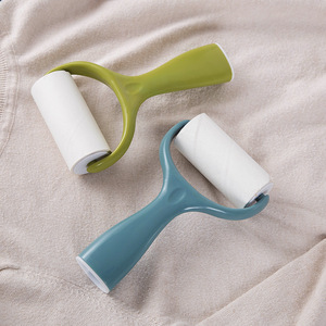 Lint Roller For Clothes Plastic Strong Adhesive Standing Dust Remover With Tearable Paper North European Color Design - Product Image 2
