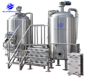 Équipement <span class=keywords><strong>de</strong></span> brassage <span class=keywords><strong>de</strong></span> bière <span class=keywords><strong>de</strong></span> bar d'hôtel à petite échelle Machine <span class=keywords><strong>de</strong></span> brassage <span class=keywords><strong>en</strong></span> cuivre 500L avec pompe et moteur, équipement <span class=keywords><strong>de</strong></span> fermentation 400L 1500L. - Product Image 2