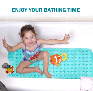 40*100cm Mat Bathtub Bath Mat PVC <b>Large</b> Bathtub Safety Shower Non-slip Bath Mats With Suction <b>Cups</b> Floor Mat - Product Image 4