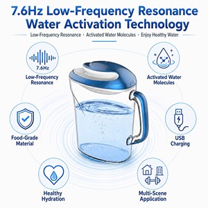 Dispositivo de Agua Saludable de Terahercios (THz) que Produce Agua TC 0.96T, Agua Activa de Baja Frecuencia de 7.6Hz, Portátil para Uso en Coche/Caravana, <span class=keywords><strong>SCER</strong></span> OEM/ODM - Product Image 3