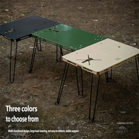 Table pliante portable pour jardin, service de pique-nique, équipement de camping, table de camping portable pliable avec pieds