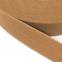 Bande élastique en polyester sergé double face Liwei, design ondulé, accessoires vestimentaires, élastique pour sac, textile de maison, chaussures, vente en gros directe