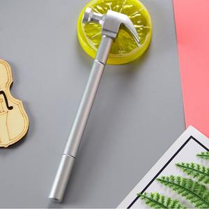 धातु भेड़ सींग हथौड़ा तटस्थ पेन प्यारा हथौड़ा आकार छात्र पानी पेन मनोरंजन कार्यालय हस्ताक्षर पेन - Product Image 6