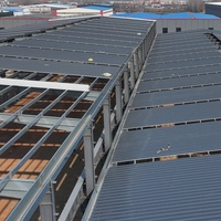 Entrepôt préfabriqué en structure métallique pour usage commercial à petite échelle, atelier en structure acier, bâtiment industriel