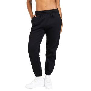 Pantalones Joggers de Estilo Urbano para Hombre, al por Mayor, Populares, de Peso Pesado, Corte Holgado, Transpirables, Negros, con Bajo Elástico, Cintura Media, Tinte Liso - Product Image 1