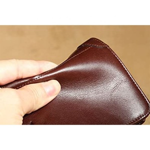 Custom Logo Bifold Engraved <b>Wallet</b> Full Grain Leather <b>Wallet</b> Front Pocket Leather <b>Wallet</b> Card <b>Holder</b> for Man - Product Image 4
