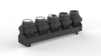 IP65 Wasserdichtes TORNADO TB 5 IP Bühnenlicht 5x120W RGBL LED Moving Head Light DMX512 für Konzerte und Events