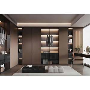 Fabricant de meubles sur mesure, meubles de chambre à coucher, armoire modulaire en bois, design moderne, armoire de chambre à coucher, style minimaliste - Product Image 1