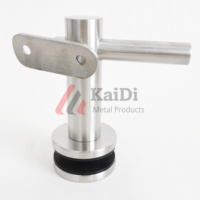 Balustrades et mains courantes d'escalier en verre Support de main courante amovible pour mur
