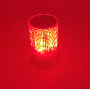 Lámpara LED Solar para Señales de Tráfico, Luz Roja de Advertencia Vial, Efecto de Faro, Función Intermitente - Product Image 6