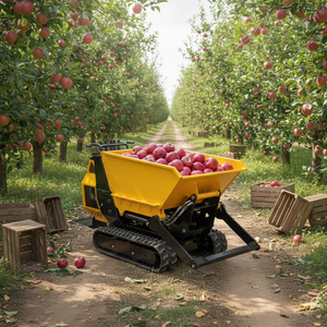 Mini-dumper sur chenilles 280 kg avec fonction d'auto-déchargement pour la construction et l'exploitation minière, moteur puissant - Product Image 6