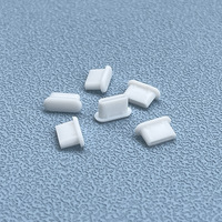 Bouchon anti-poussière pour téléphone Type-C, connecteur femelle pour port de charge, couvercle en silicone pour trou, bouchon anti-poussière noir, blanc, transparent
