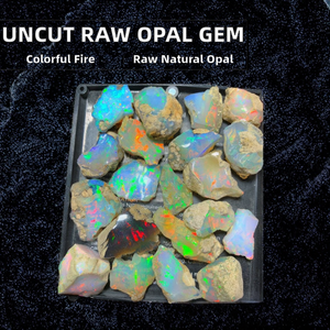 Ópalo Natural en Bruto, Gema con Múltiples Reflejos de Color, Gema en Bruto de 4-10mm para Joyería, Piedra Suelta Sin Pulir, Proveedor - Product Image 2
