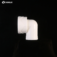 Sambungan Pipa PP-R Reducing Elbow 20mm-32mm 2.5 MPa Plastik Konektor Tidak Sama Ukuran untuk Perpipaan Bangunan Rumah Tangga