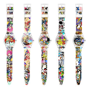 Montres créatives pour enfants, montres fines en plastique de dessin animé pour enfants, impression OEM, montres pour enfants, logo personnalisable - Product Image 2