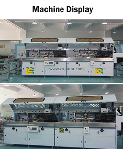 Máy in màn hình tự động với hệ thống sấy <span class=keywords><strong>UV</strong></span> cho chai Ống ly tất cả in lụa servo - Product Image 2