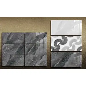 30x60 bathroom inkjet printing water proof ceramic wall tile 30x60 inkjet print glossy finish