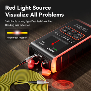 เครื่องวัดพลังงานแสง NOYAFA NF-926 รองรับ 10 ความยาวคลื่น พร้อมฟังก์ชั่นหลากหลายสำหรับทดสอบสายไฟเบอร์และสายเคเบิลเครือข่าย - Product Image 3