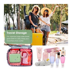 Toiletry <b>Bag</b> Travel <b>Bag</b> With Hanging Hook Water-resistant Makeup Cosmetic <b>Bag</b> Travel Organizer for <b>Make</b> <b>up</b> Accessories - Product Image 6