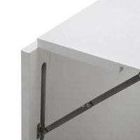 Table pliable murale, rectangulaire, portable, en demi