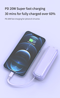 Batterie externe portable 2024 avec prise AC, charge rapide 22,5 W, 15000 mAh/20000 mAh, écran LED, design capsule compacte pour tous les téléphones Type-C