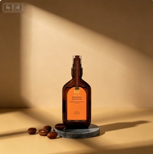 Aceite de Argán Doble Cuidado de Marca Privada 100ml, Sérum Capilar No Pegajoso, Protector de Calor para Cabello Dañado, Calidad de Exportación - Product Image 3