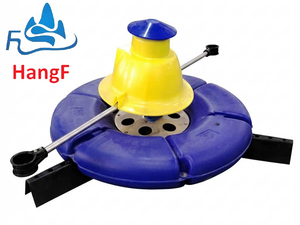 Nouvel Aérateur de Bassin à Poissons Hangfeng à Double Vitesse et à Ondes Pulsées 1,5 kW 380 <span class=keywords><strong>V</strong></span> avec Moteur Économe en Énergie, Roulement et Boîte de Vitesses en Fonte, HDPE - Product Image 2