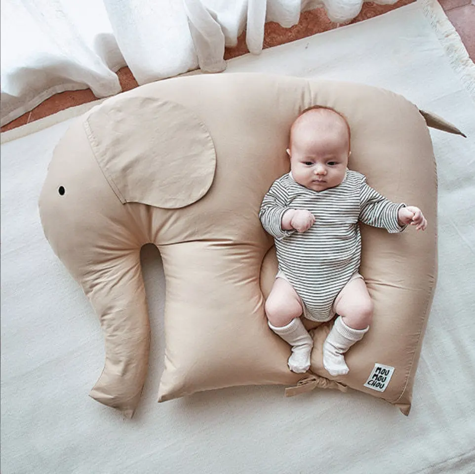 DJK original cotton elephant baby comforter sleeping doll baby sleeping bed for newborn baby
