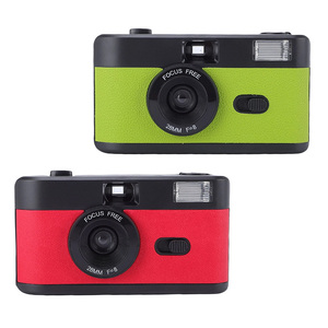 Cámara de Película de 35 mm, No Desechable, Reutilizable, para Película 135, con Luz, Ligera, Vintage, con Flash Incorporado - Product Image 1