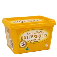 Récipient carré écologique imprimé de logo personnalisé alimentaire boîte IML contenants de margarine en plastique