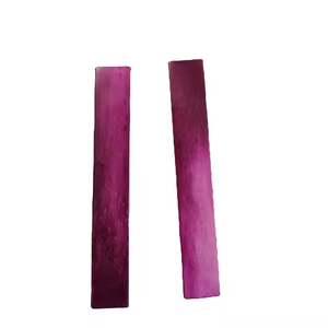 Sillín de guitarra de acero rosa profesional, pieza de instrumento Musical ajustable, uso en escenario, sillín duradero con bolsa de plástico de confianza - Product Image 3