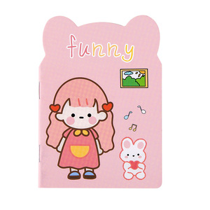 Bloc-notes de poche créatif et mignon, multicolore, en forme d'animal de dessin animé, cadeau, papeterie pour étudiants, carnet amusant en forme de dessin animé - Product Image 5
