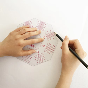 No. b808 octagon pvc mềm cai trị khác nhau hình thức đường cong cai trị cho quần áo đo cai trị - Product Image 6