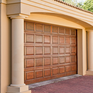 Premium Classic Smart Puertas de garaje a prueba de viento Diseño moderno Aleación de aluminio Estéticamente agradable para villas y hoteles - Product Image 4