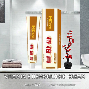 Crema Cinese per Emorroidi alla Vitamina E 25g, Durata di Conservazione 3 Anni, per Fissure Anali &amp;   Piles Pain Relief Detox Soothing Health Care - Product Image 3